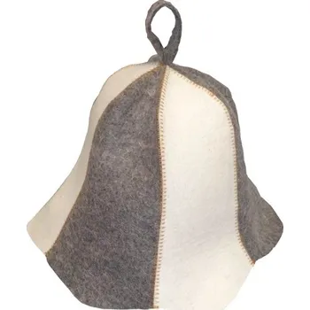 Klobouk do sauny s pruhy