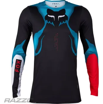 Moto oblečení Pánský MX dres FOX FlexAir Withered Jersey Black 2024 M