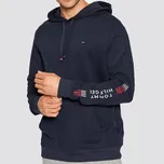 Pánská modrá mikina Tommy Hilfiger - Velikost S, Barva Modrá 46450 UM0UM02431