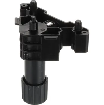 Nábytkové kování Fennel Soklová nožička s hmoždinkami / Černá 90-160 mm