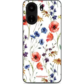 Pouzdro na mobilní telefon Lesklý kryt Mobiwear Glossy - Xiaomi Poco C65 - G032G - Luční kvítí (Prémiové lesklé pouzdro, obal, kryt Mobiwear Glossy na mobil Xiaomi Poco C65 - G032G - Luční kvítí, materiál Plast + TPU silikon - krytí po všech stranách, neošoupatelný potisk, tenké)