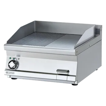 Grilovací deska 59x52 elektrická kombinovaná bez podestavby 400 V | RM - FTLRT-76ET