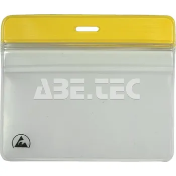 ESD ESD visačka na jmenovku, bez klipu, se zipem, 102x86mm, horizont - 101006059