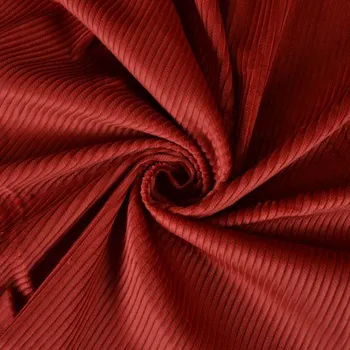 Látka bavlněný manšestr Taya jahůdkový