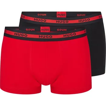 Boxerky Pánské boxerky 50469775 černočervené - Hugo Boss M