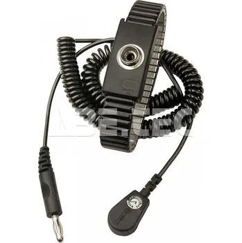 ESD ESD uzemňovací náramek, kovový, 10mm/4mm, 2m, sada, 229625 - 101005715