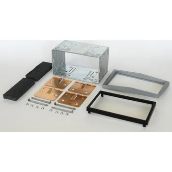 Autorádio 2DIN redukce pro Opel Corsa, Tigra, Antara Zafira 06-, stříbrná