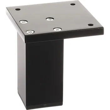 Nábytkové kování Interex design Nábytková nožka ESPRIT / Černá matná 80 mm