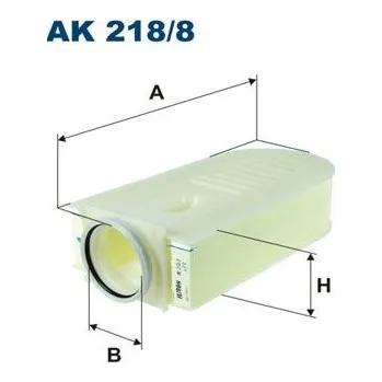 Vzduchový filtr Vzduchový filtr FILTRON AK 218/8