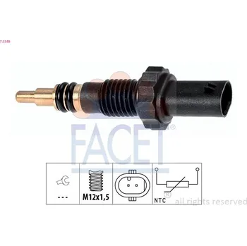 Auto-moto Snímač, teplota chladiva FACET 7.3348