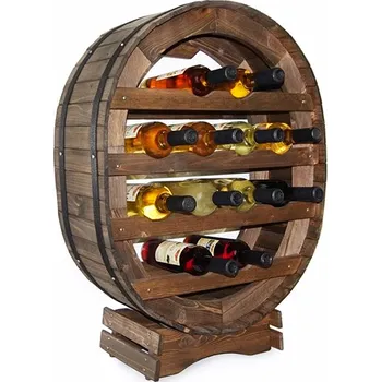 Stojan na víno Stojan na víno sud na 12 lahví dub