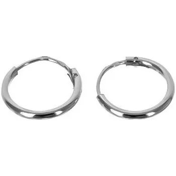 Náušnice Argento 65563 Stříbrné náušnice kroužky - 10 mm průměr