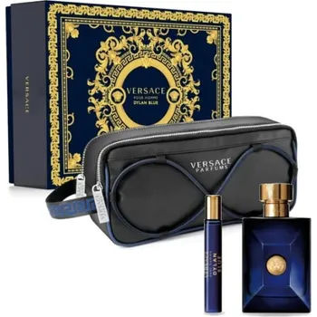 Kosmetická sada Versace Dylan Blue Dárková sada, Toaletní voda EDT 100ml + Toaletní voda EDT 10ml+ kosmetická taška