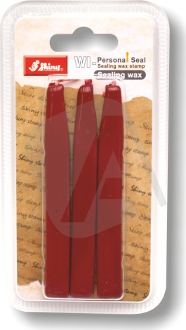 Shiny Pečetní vosk tradiční červené barvy