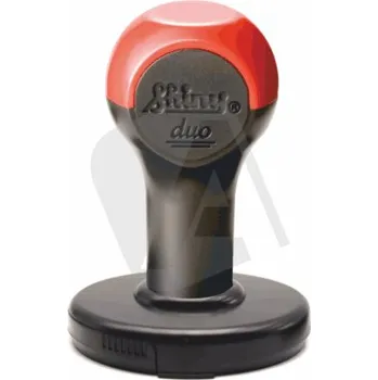 Razítko Shiny Kulaté razítko DUO MR50, černá, průměr 50 mm