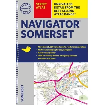 Populárně naučná literatura pro dospělé Philip's Street Atlas Navigator Somerset - Philip's Maps