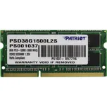 PATRIOT Ultrabook 8GB DDR3 1600MHz SO-DIMM CL11 PC3-12800 1,35V