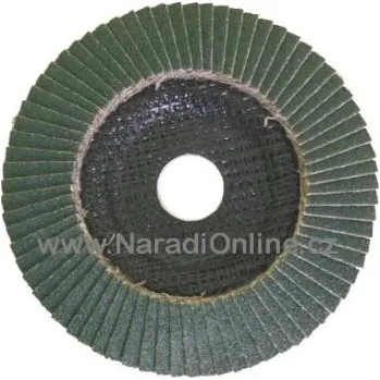 Brusný kotouč lamelový kotouč BRUSUN, zirkon, zkosený, 115/P80