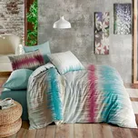 Brotex Povlečení bavlna Indigo Zipový uzávěr 140 x 200, 70 x 90