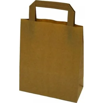 Dárková taška Papírová taška HS CRAFT hnědá 18x8x22cm 1ks