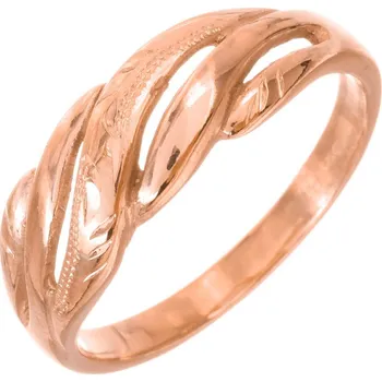 Prsten Argento 72690 Pozlacený stříbrný prsten - s ručním gravírem | Velikost prstenu: 54mm