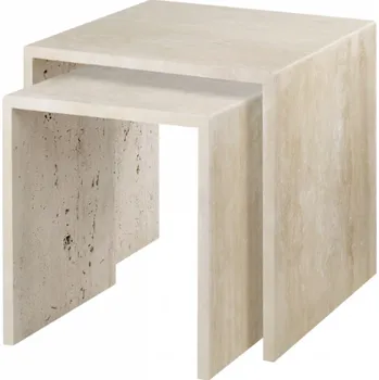 Nábytek Blomus VARU 45x45x45 cm, 40x35x35 cm Travertin