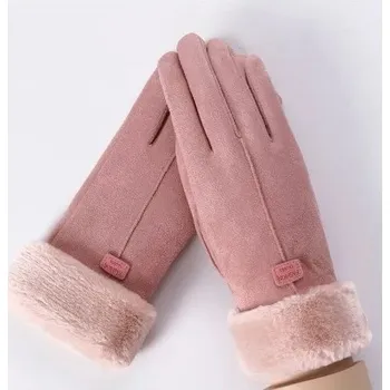 Rukavice Dámské zimní rukavice | univerzální velikost - růžový