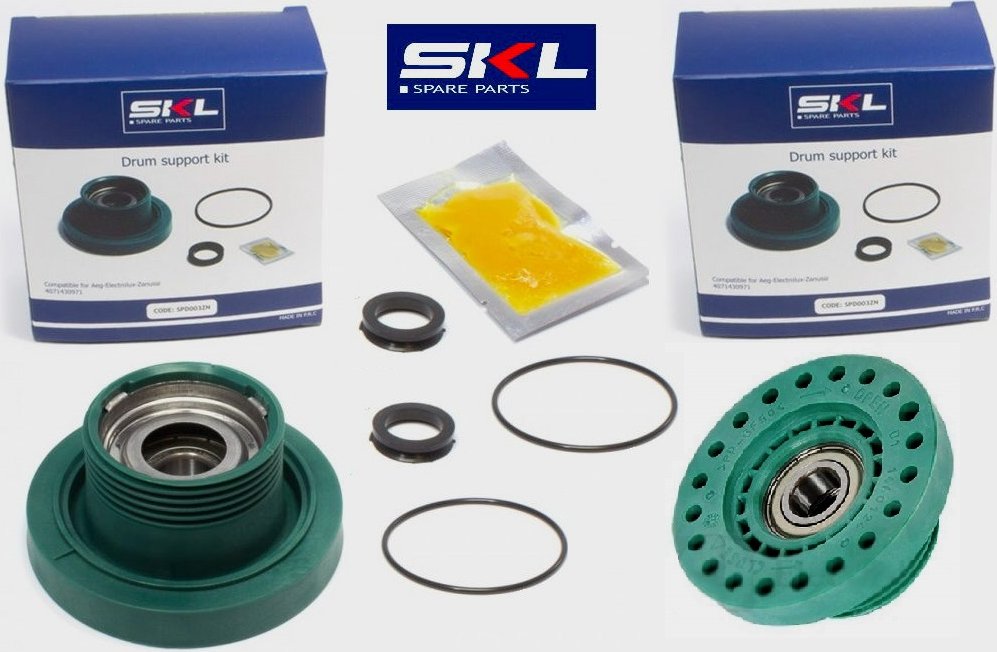 Ložiskové domky pračky AEG, Zanussi, Electrolux - sada na obě strany