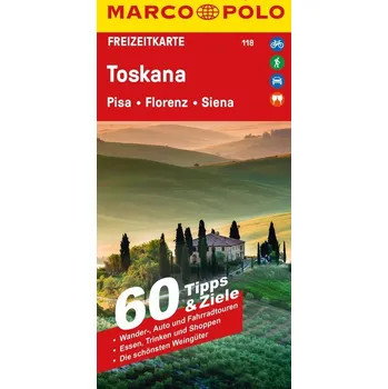 MARCO POLO Freizeitkarte Blatt 118 Toskana 1:125 000
