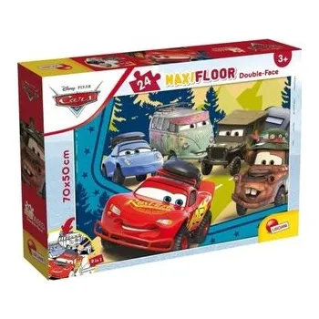 Puzzle Puzzle podłogowe dwustronne Maxi 24 Auta