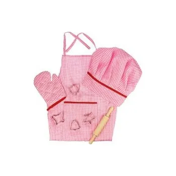 Dětská kuchyňka Dětská sada na vaření BIGJIGS TOYS Pink