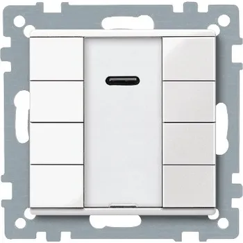 SCHN MTN617519 KNX tlač. panel 4-násobný plus + IČ přijímač, Polar, System M RP 0,08kč/ks