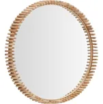 Dřevěné závěsné zrcadlo Kave Home Polke 80 cm