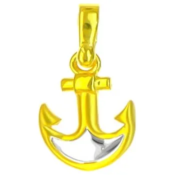 Přívěsek Argento 84365 Kombinovaný stříbrný přívěsek - kotva