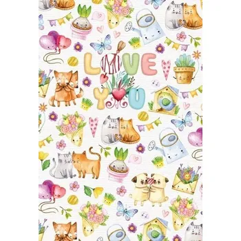 Set školních potřeb Notatnik ozdobny 143x210/96K kratka Zwierzaki