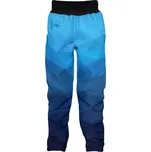 WAMU® ČR Dětské softshellové kalhoty WAMU Mozaika modrá Velikost: 152/158