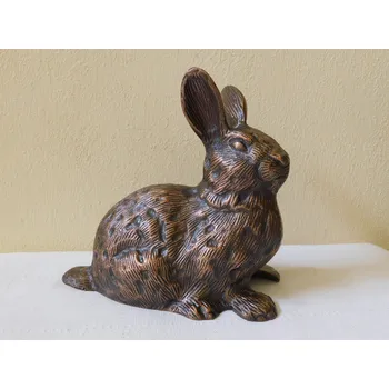 Velikonoční dekorace ZAJÍC - BRONZOVÝ ODSTÍN -