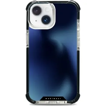 Pouzdro na mobilní telefon Odolný obal Mobiwear MagSafe Elite Bumper - Apple iPhone 14 - D037D Modrý odstín (Odolný kryt, pouzdro, obal Mobiwear Elite Bumper na mobil Apple iPhone 14 - D037D Modrý odstín, materiál Plast + TPU silikon + kov - zesílená ochrana telefonu, podpora)
