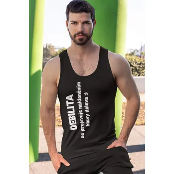 Pánské tílko Pánské tílko Debilita Barva: Černá, Velikost: XL