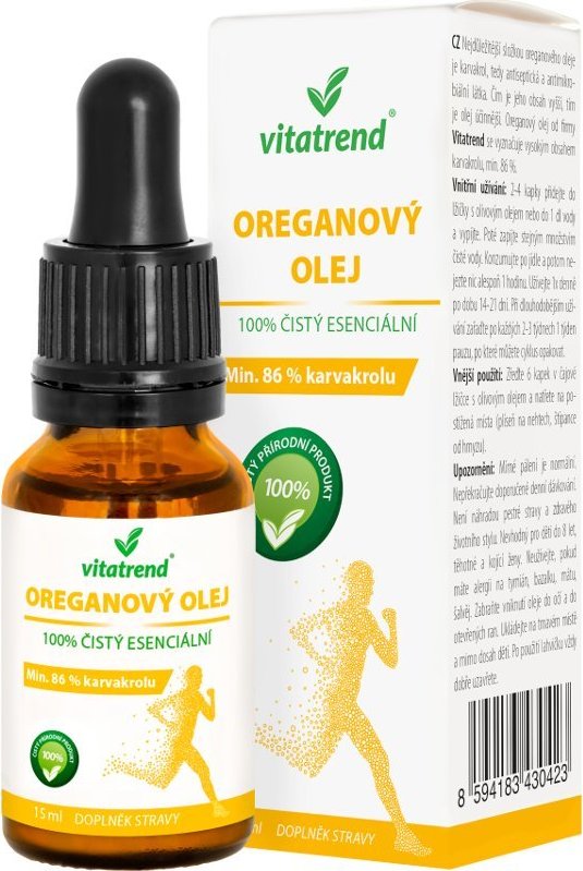 Vitatrend s.r.o. Oreganový olej Vitatrend 100% čistý, 15ml