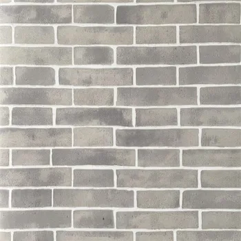 Tapeta Samolepící fólie cihla šedá s bílou spárou IMPOL TRADE T73
