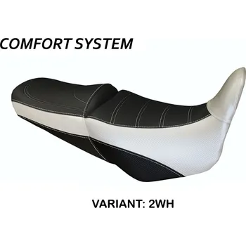 Moto sedlo TPZ Italia Potah sedla Honda Varadero 1000 (99-11) - Vigevano Comfort Model potah sedla: bez loga 2WH (white)