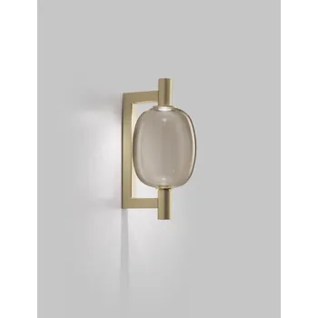 Nástěnné světlo Vistosi Riflesso AP gold smoked