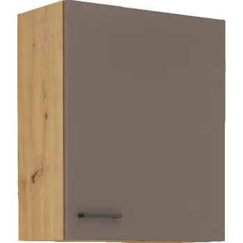 Kuchyňská linka ARCENIO, skříňka horní 60 G-72 1F, korpus: dub artisan, dvířka: lanýžově šedá + vyzvednutí ZDARMA