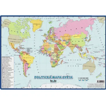 Mapa Světa politická A3 939077