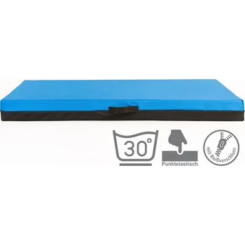 Pelíšek pro psa Ortopedický pelech tyrkysový Oxford materiál ,paměťová pěna Velikost matrací 100x67cm 5cm vysoká