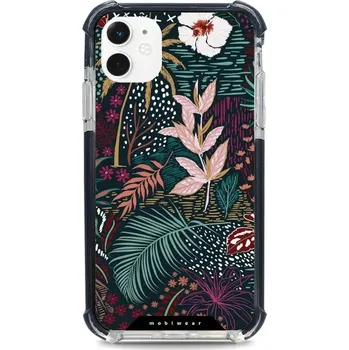 Pouzdro na mobilní telefon Odolný obal Mobiwear MagSafe Elite Bumper - Apple iPhone 11 - D008D Temná flóra (Odolný kryt, pouzdro, obal Mobiwear Elite Bumper na mobil Apple iPhone 11 - D008D Temná flóra, materiál Plast + TPU silikon + kov - zesílená ochrana telefonu, podpora MagSafe