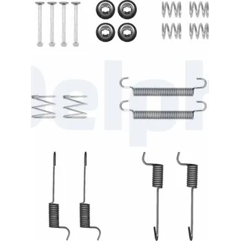 Brzdová čelist Sada příslušenství, parkovací brzdové čelisti DELPHI LY1423