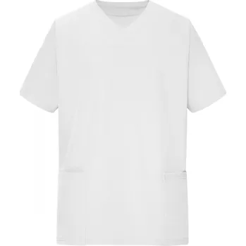 Zdravotnický oděv Daiber Pánská elastická tunika s výstřihem do V JN 3104 Velikost: 2XL, Barva: bílá