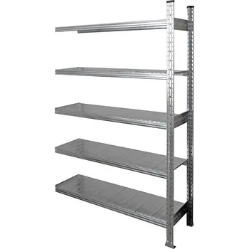 Dílenský regál Přídavný policový regál, 2025x2100x300 mm, 5 polic